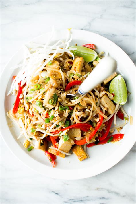 Vegetarian Pad Thai Recipe With Tofu Vegetarian Foody S