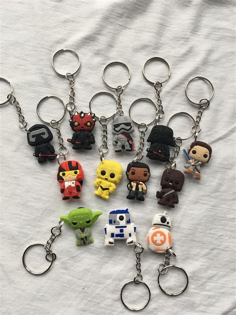 Star Wars Keyringskeychains Cartoon Cute Emo Kids Goth Fun Etsy