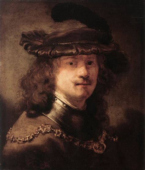 Self Portrait With A Velvet Beret And Gold Chain Rembrandt Artwork