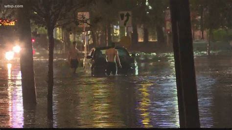 Flooding In Tampa Reported After Heavy Rain