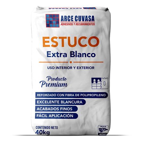 Estuco Extra Blanco Arce Cuvasa