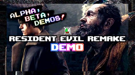 Alpha Beta Demos Resident Evil Remake Demo Youtube