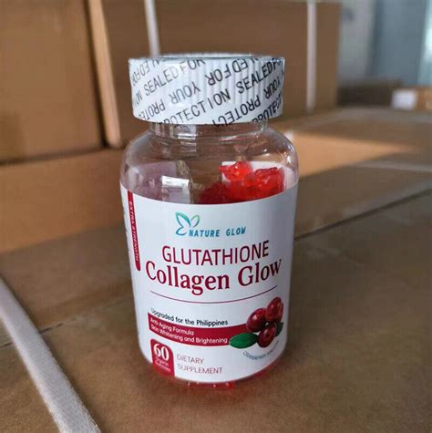 NATURE GLOW Collagen Gummies Glutathione Cranberry Gummies Anti Aging