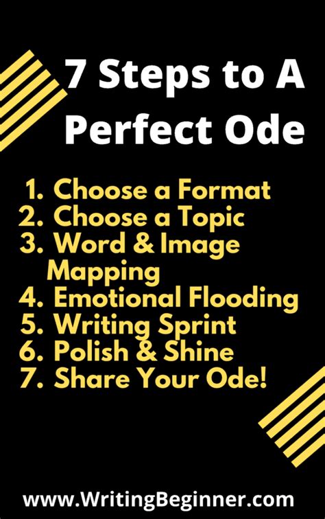 How To Write An Ode Step By Step With Examples