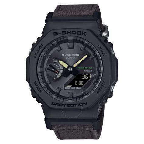 Casio G Shock Alarm Quartz Analog Digital Black Dial Men S Watch