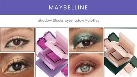 MAYBELLINE Shadow Blocks Eyeshadow Palettes YouTube