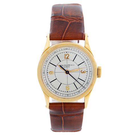 Patek Philippe 18k Yellow Gold Mens Calatrava