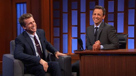 Watch Late Night With Seth Meyers Interview Josh Meyers Interview Part 2