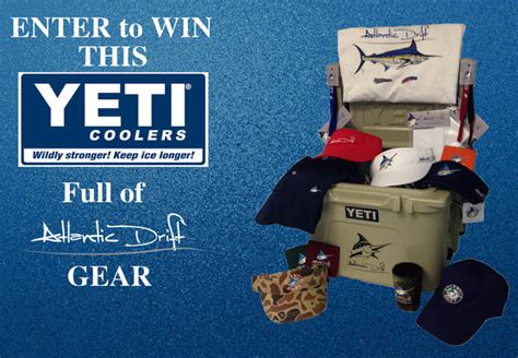 Yeti Cooler Giveaway Atlantic Drift