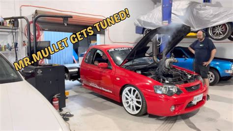 Mrmullet Turbo Barra Burnout Car On Methanol Finally Gets Tuned Youtube