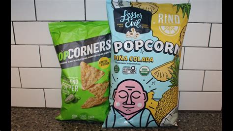 Popcorners Jalapeño Popper Corn Snack And Lesserevil X Rind Pina Colada