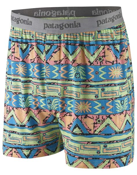 Patagonia Ms Essential Boxers Salamander Green Technical Boxers