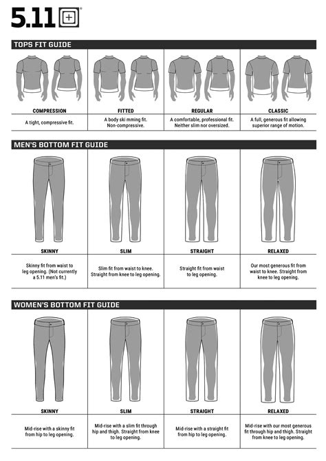 Women S 5 11 Tactical Pants Size Chart Ponasa