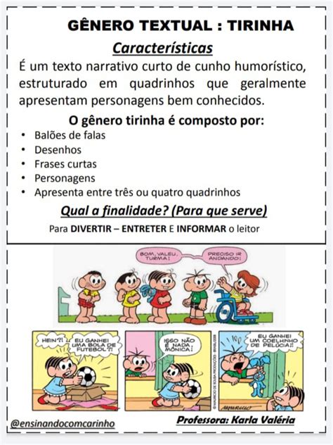 Plano De Aula Genero Textual Tirinha Ensino Hot Sex Picture