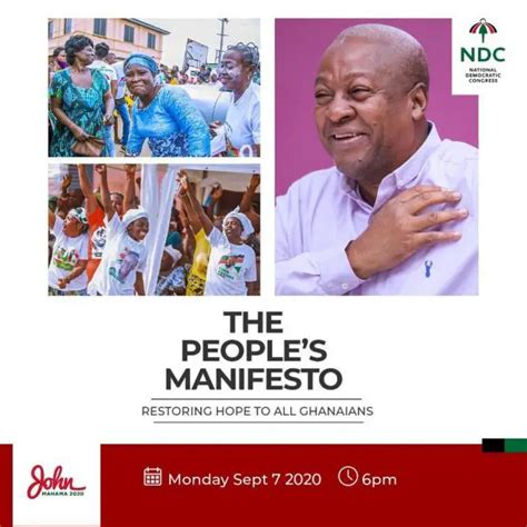 Ndc Manifesto Launch Live Stream Ghlinks Gh