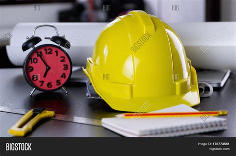 Engineer Working Desk Image & Photo (Free Trial) | Bigstock