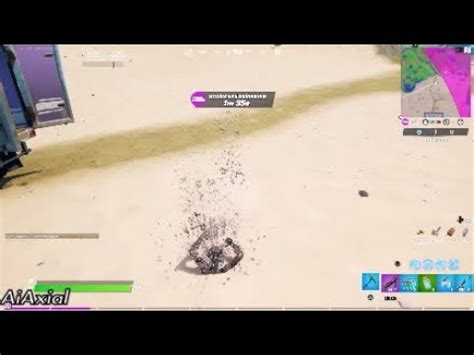 How To Use The Sand Sand Tunnelling Fortnite Chapter Season Youtube