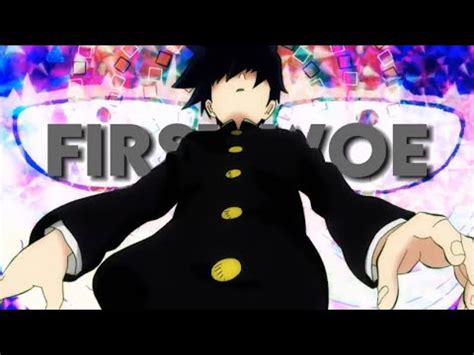 First Woe Mob Psycho AMV Capcut Edit YouTube