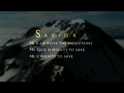 Mighty To Save Video Worship Song Track with Lyrics | Hillsong Worship | WorshipHouse Media