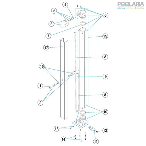 Recambios Ducha Angel Solar AstralPool Poolaria