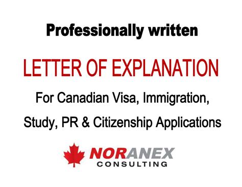 What Is Letter Of Explanation Canada Visa Infoupdate Org