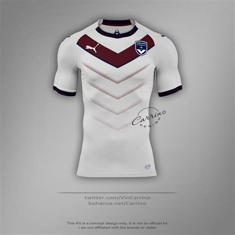 FC Girondins De Bordeaux Away Jersey Concept Design