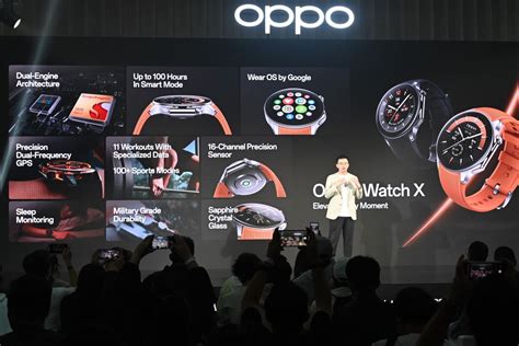 Discover The Oppo Watch X Oppos Latest Flagship Wearable Tatler Asia