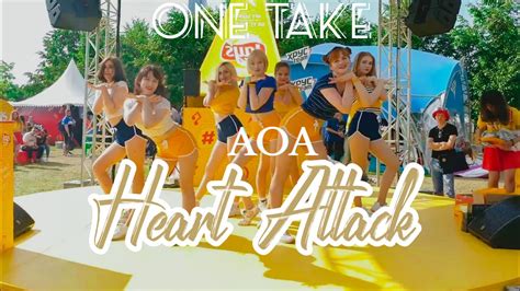 K Pop In Public One Take Aoa 에이오에이 Heart Attack 심쿵해 Dance