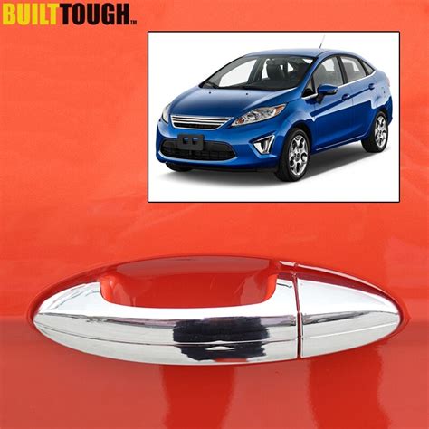 Accessories Fit For Ford Fiesta 2009 2010 2011 2012 2013 2014 Chrome Side Door Handle Bar Cover