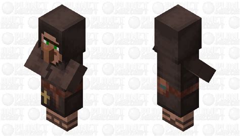 Villager Profession Monk Minecraft Mob Skin