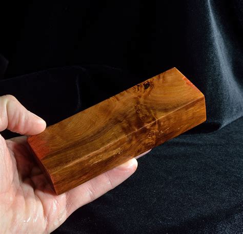 Stabilized Hybrid Alder Burl Wood Blank For Knife Handle Or Box Mod