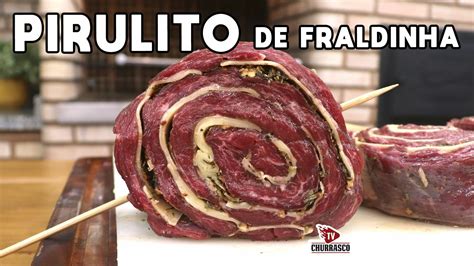 Pirulito De Fraldinha Recheado Queijo Tv Churrasco