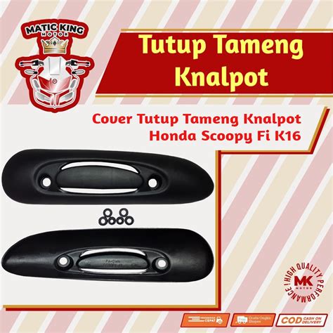 Jual Tutup Cover Tameng Knalpot Honda Scoopy Fi Esp K Maticking