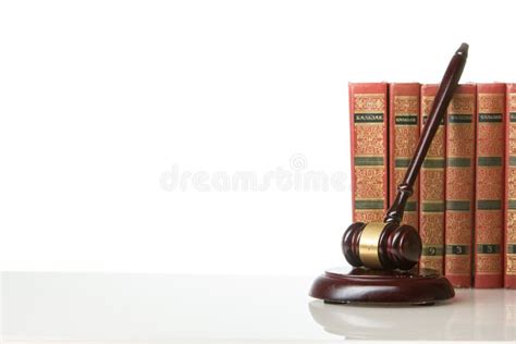 Legal Law And Justice Concept Open Law Book With A Wooden Judges