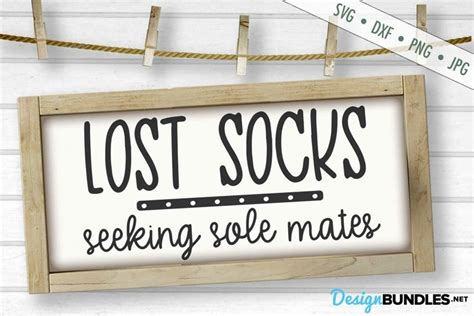 Laundry Room Svg Lost Socks Seeking Sole Mates Svg