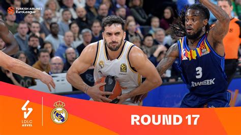 LDLC ASVEL Villeurbanne Real Madrid Round 17 Highlights 2023 24