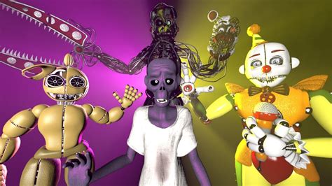 Gmod Fnaf New Randoms Ragdolls Pack 1and2 Youtube