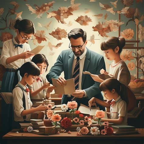 Premium Ai Image World Teachers Day