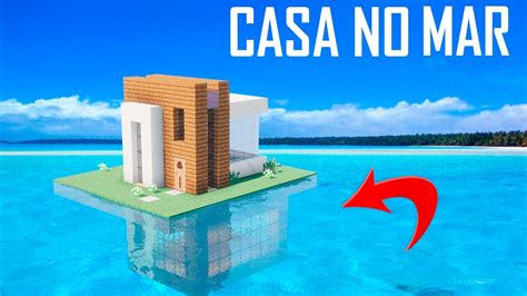 Minecraft Tutorial Casa De Praia Debaixo D Gua Youtube