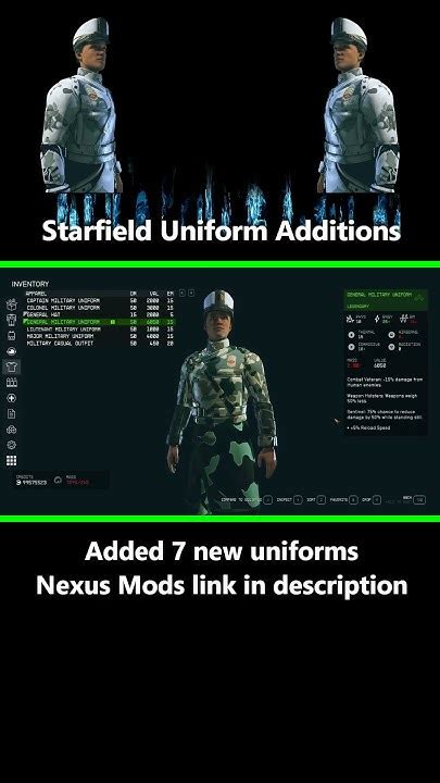 Starfield Uniform Additions Mod Inquisitoroverhaul Moddedgameplay