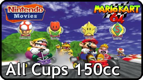 Mario Kart 64 All Cups 150cc Multiplayer 1080p Widescreen YouTube