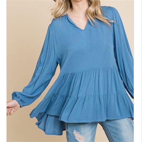 Layered Ruffle Top | Ruffle top, Ruffle, Tops