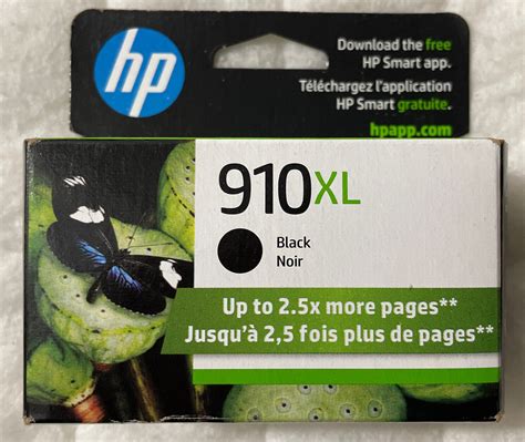 Used HP 910XL Black High Yield Ink Cartridge 3YL65AN 2025 Genuine