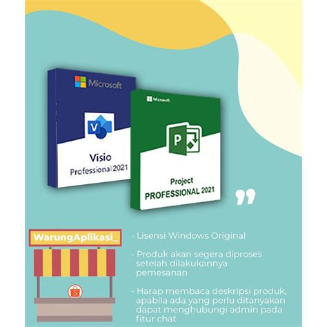 Jual Microsoft Visio Project 2021 Proplus Digital Lisensi Original