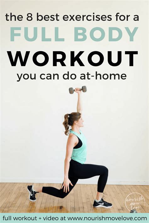 The Best Strength Hiit Home Workout For Women Nourish Move Love