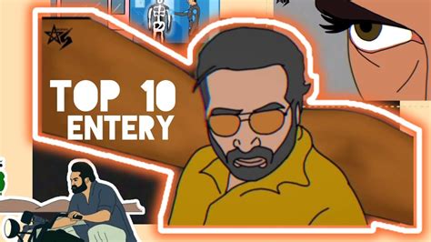 Top 10 Animated Entry Created By Shan KGF Pushpa Rolex Jawan