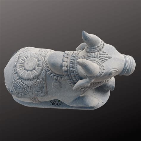 Nandi Bull Statue 2.5ft: Buy Best Sculpture - The Stone Studio