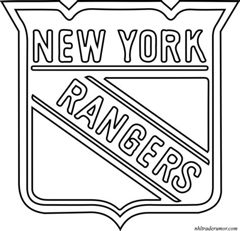 Nhl Logos Coloring Pages