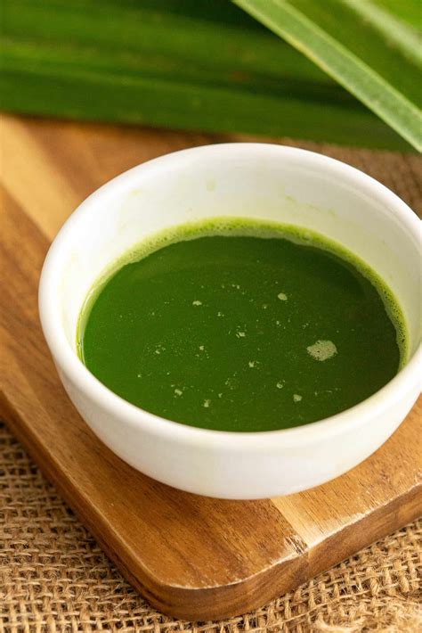 Easy 2 Ingredient Pandan Extract Wandercooks