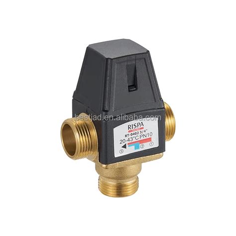Brass Thermostatic Shower Mixer Valve Solar Hot Water